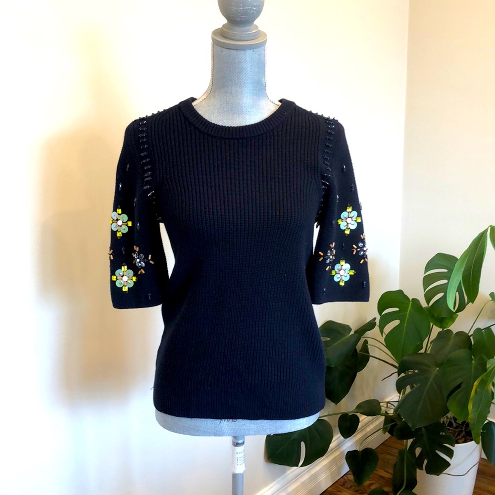 NWT. Never worn. Gorgeous Banana republic blue sweater. Size small.